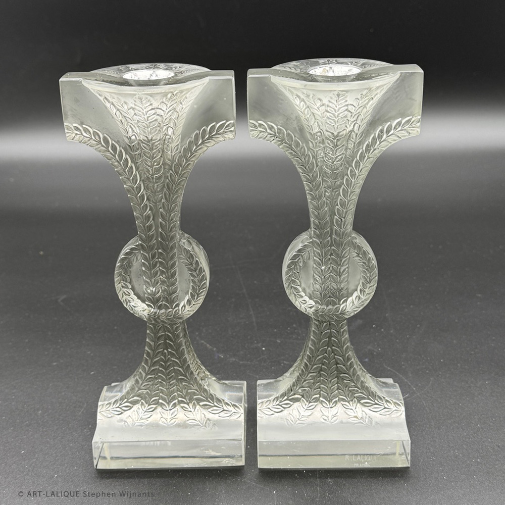 Bougeoirs R.LALIQUE 1934