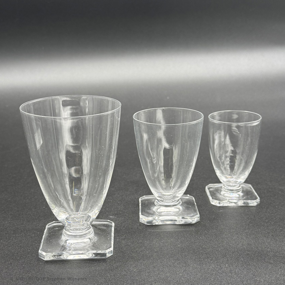 Verres DAUM 1940