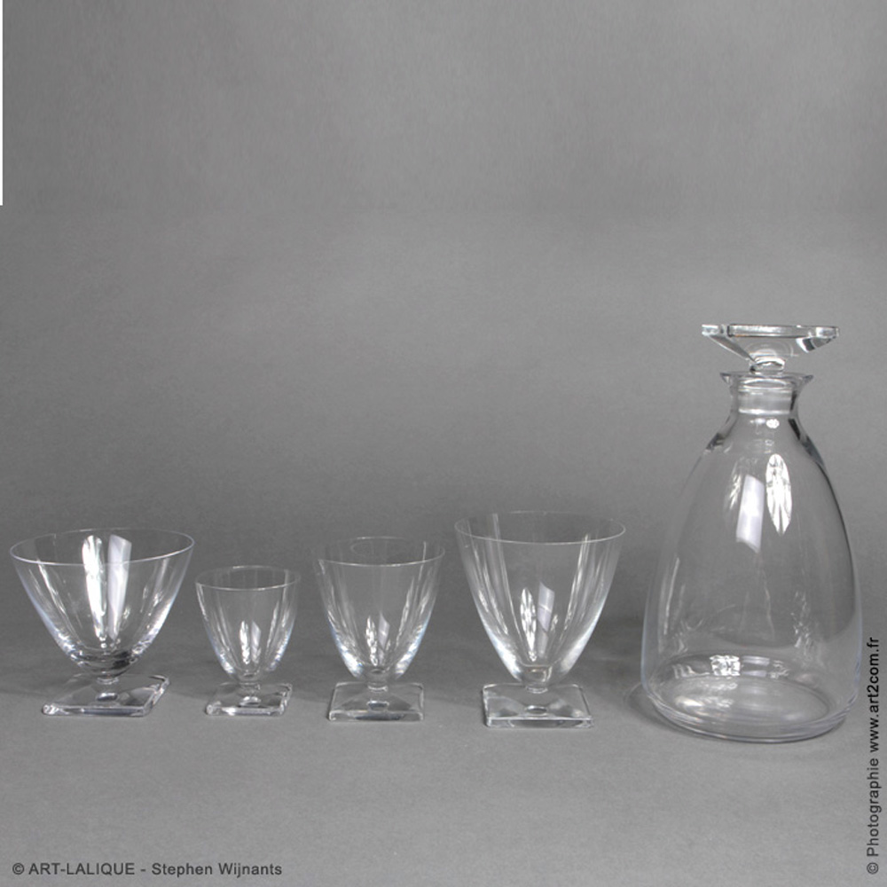 Set of glasses Marc LALIQUE 1940