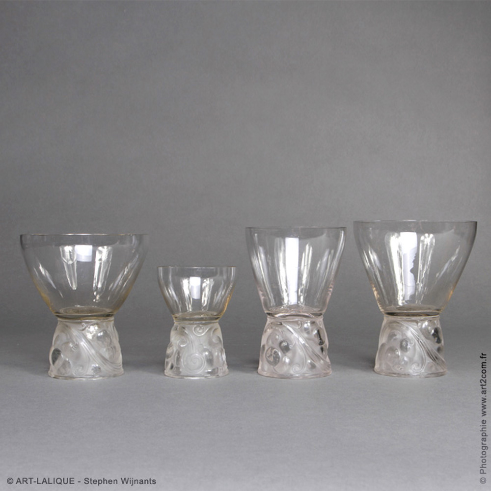 Set of glasses R.LALIQUE 1927